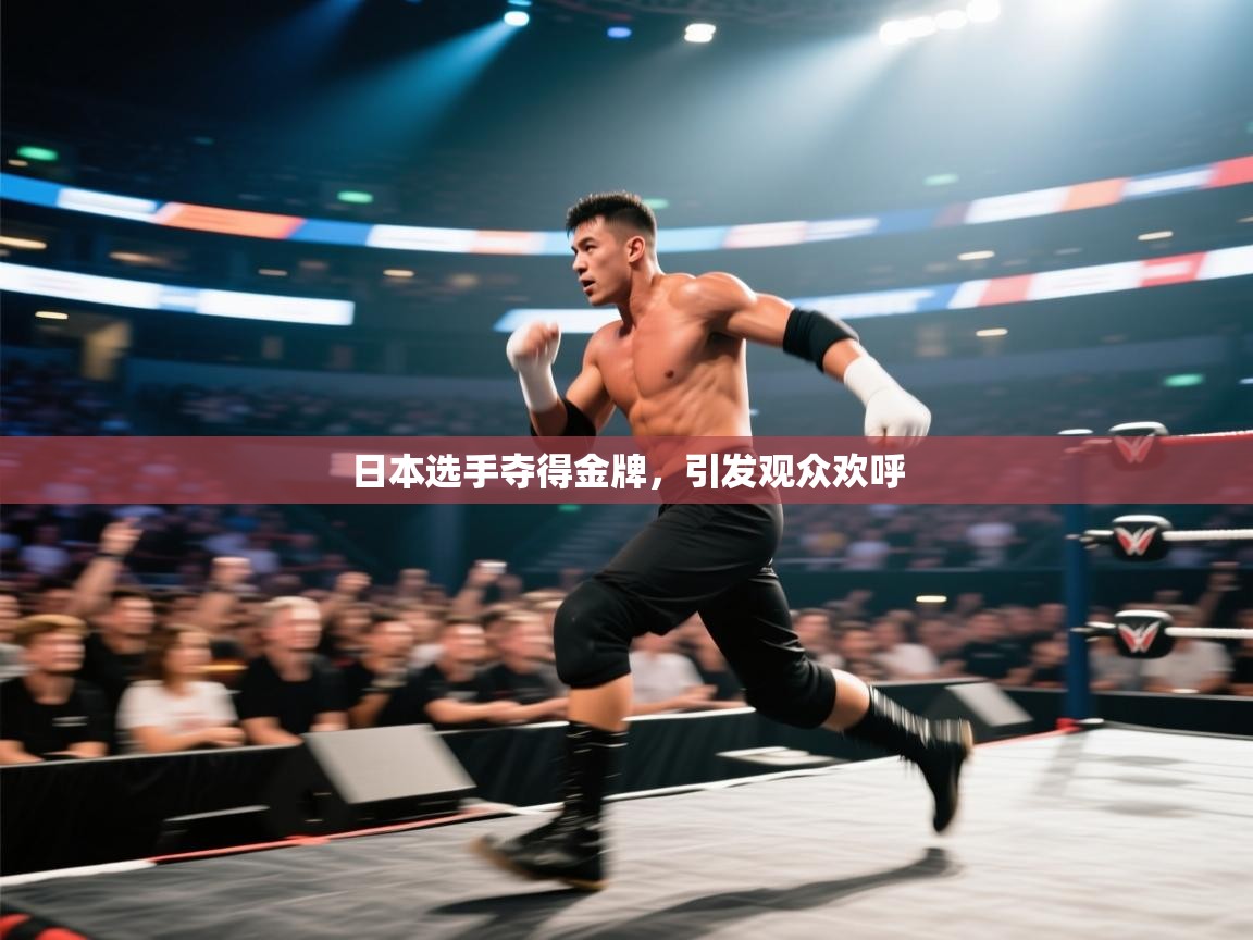 日本选手夺得金牌，引发观众欢呼